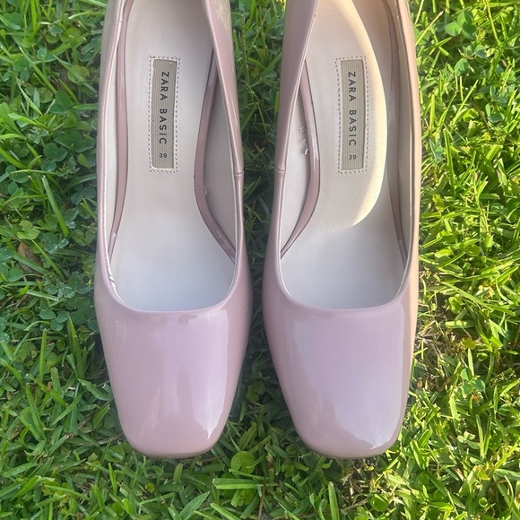 Zara Shoes - Zara Pink Heeled Shoes Elegant Design